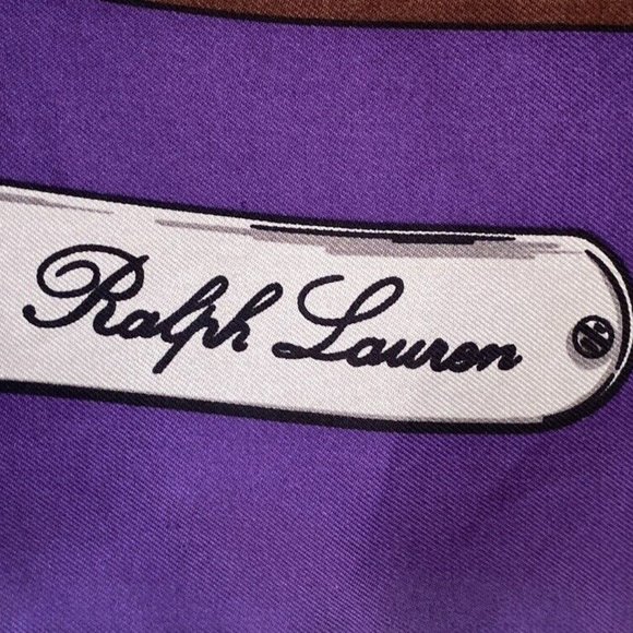 Gorgeous Rare Ralph Lauren Silk Equestrian Wrap Skirt- Size 2 - Picture 6 of 7